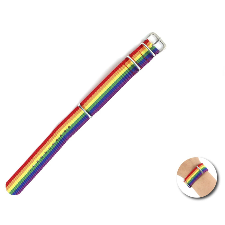 PRIDE – BRACCIALETTO CON BANDIERA ARCOBALENO