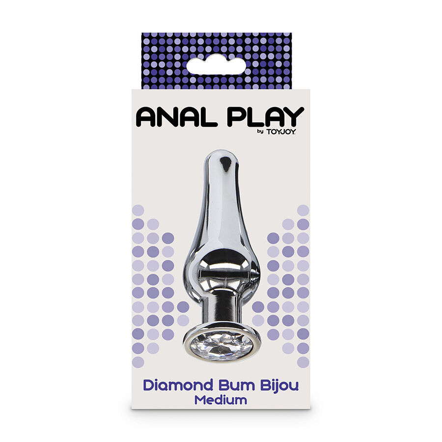 TOYJOY - ANAL PLAY DIAMOND BUM BIJOU PLUG ANALE MEDIO - immagine 3