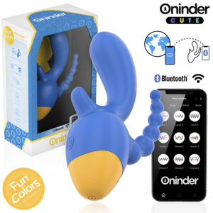ONINDER CUTE – LOVE 3 SOME TRIPLO VIBRATORE – APP GRATUITA IN TUTTO IL MONDO