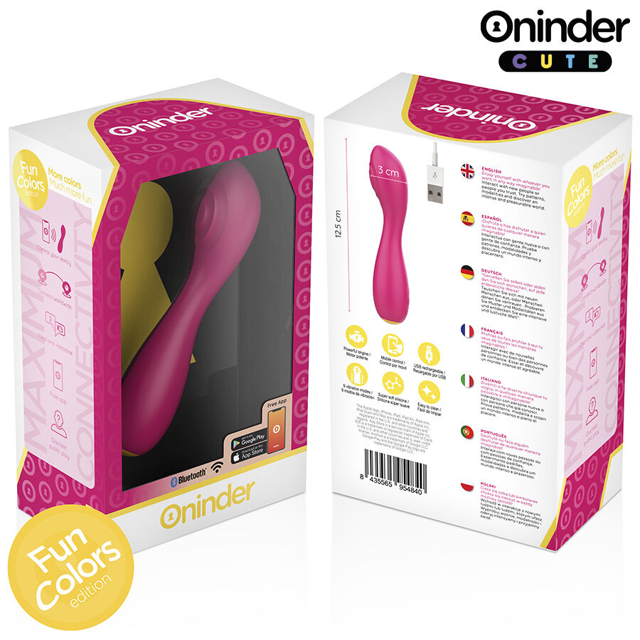 ONINDER CUTE - VIBRATORE PUNTO G LOVE BUDDY MASTER - APP GRATUITA IN TUTTO IL MONDO - immagine 2