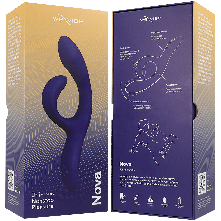 WE-VIBE - VIBRATORE NOVA 3 RABBIT BLU NOTTE - immagine 2