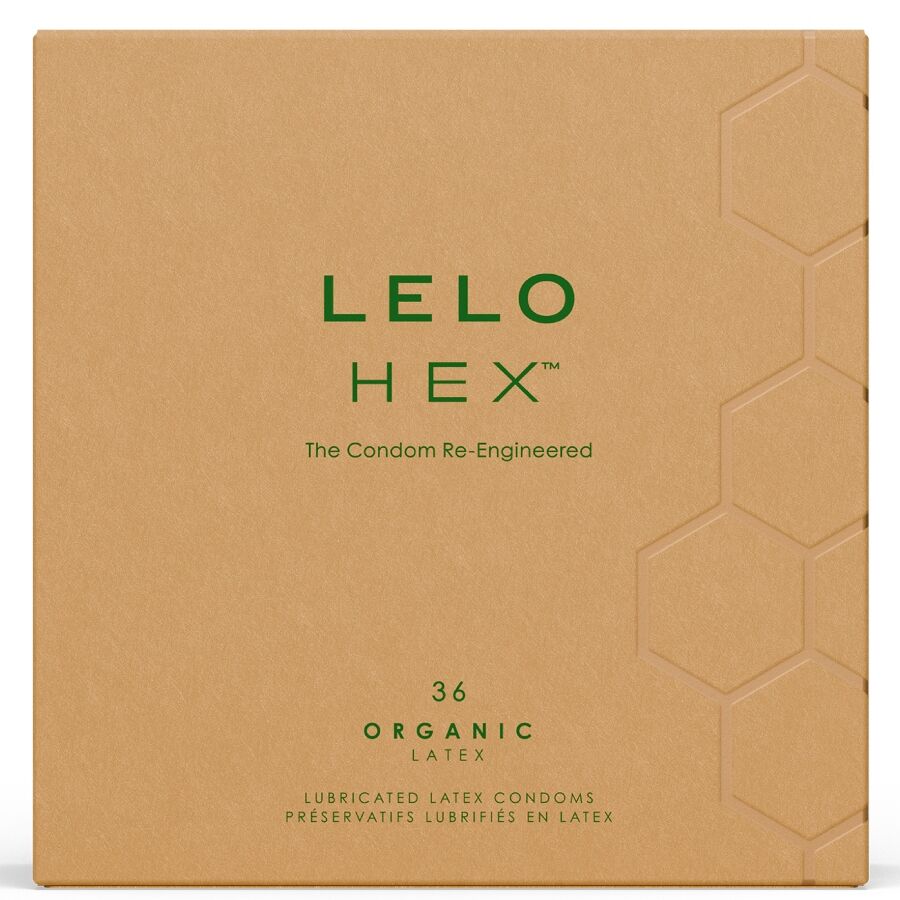LELO – PRESERVATIVI ORGANICI HEX CONFEZIONE DA 36 UNITÀ