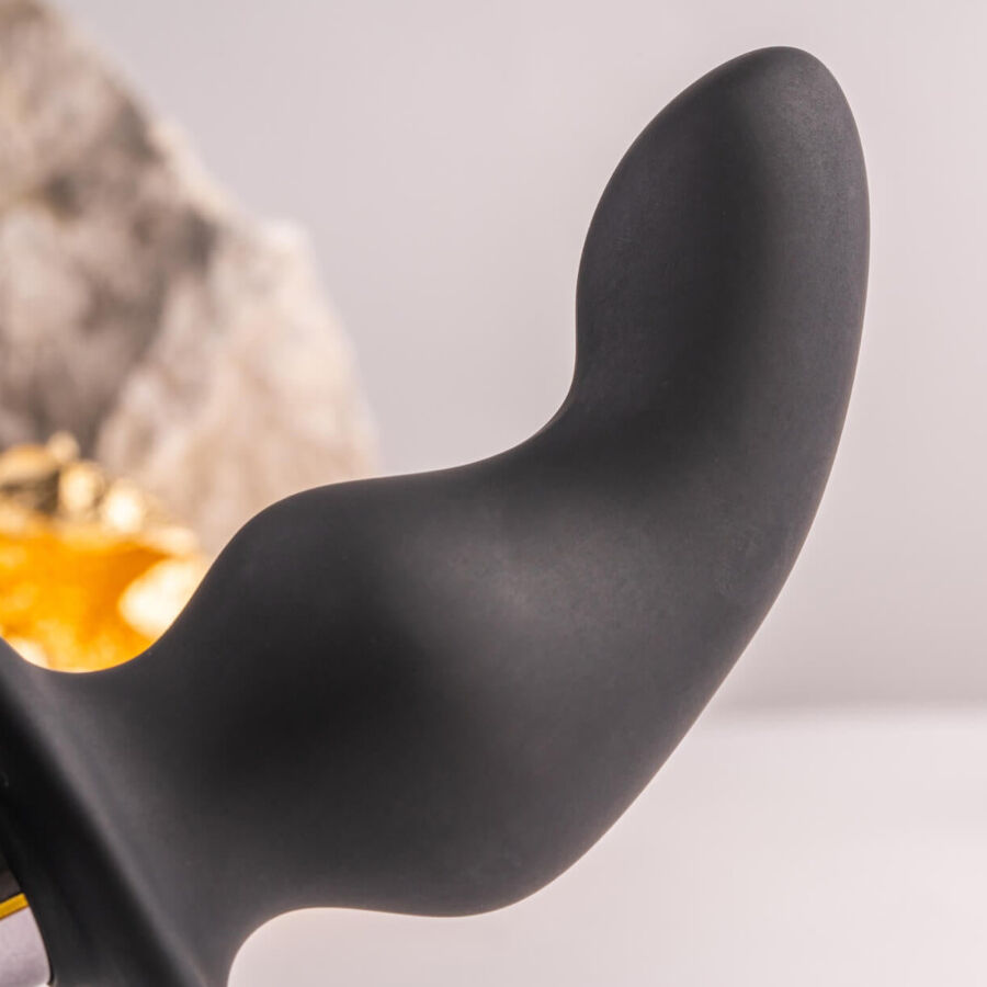 ROCKS-OFF - RO-ZEN RRO PLUG ANALE CON ANELLO VIBRANTE PER IL PENE NERO - immagine 5