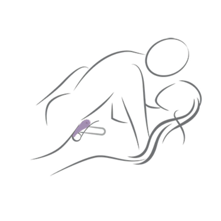 ROCKS-OFF - ANELLO VIBRANTE PER PENE SPIRE NERO - immagine 3