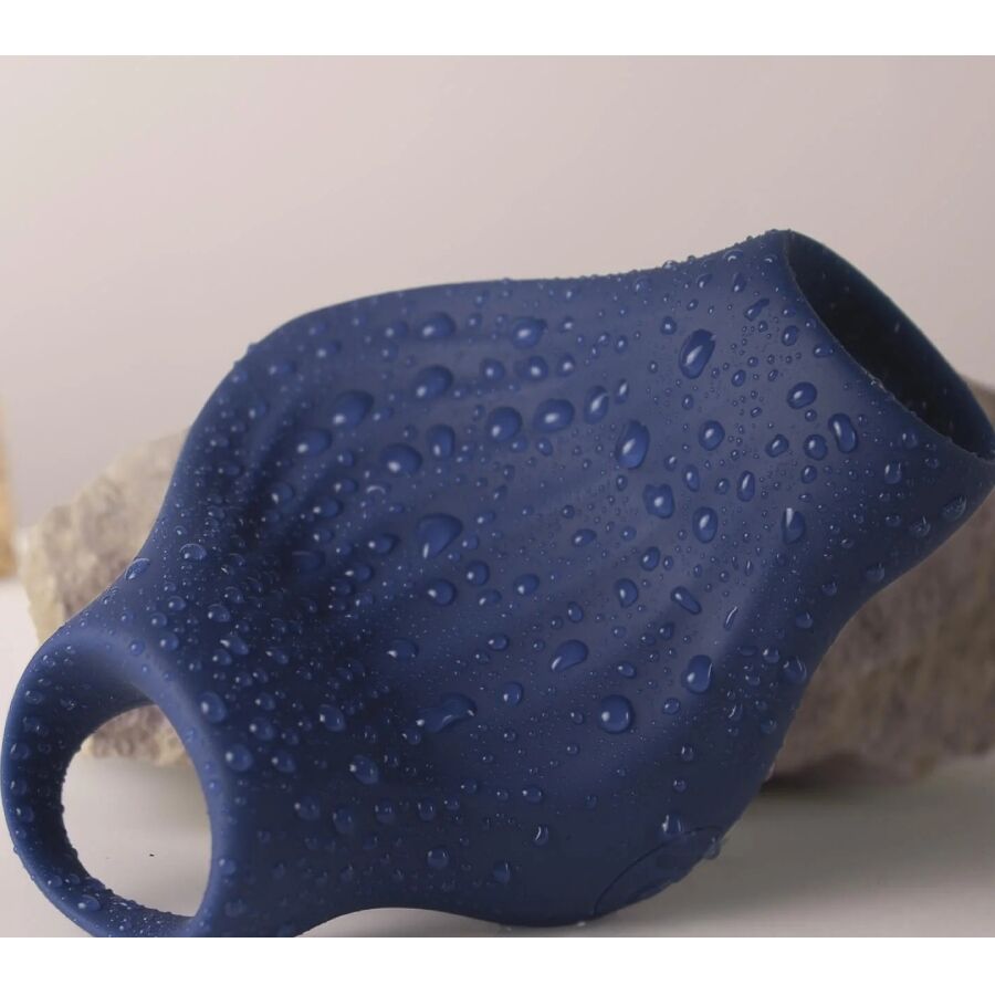 ROCKS-OFF - MASTURBATORE VIBRATORE FLESSIBILE PALM BLUE - immagine 5