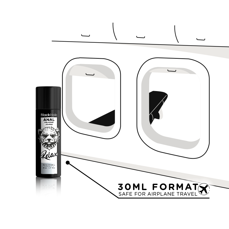 BLACK HOLE - RILASSANTE ANALE JOJOBA RELAX BASE SILICONE 30 ML - immagine 5