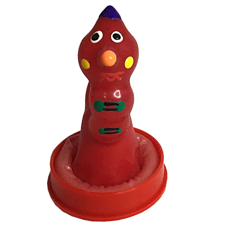 CONDOMERIE - PRESERVATIVI NOVITÀ DIPINTI A MANO WORM - immagine 3