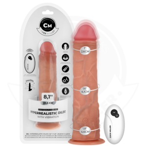 COCK MILLER – DILDO REALISTICO CON VENTOSA E TELECOMANDO VIBRAZIONE 20,5 CM