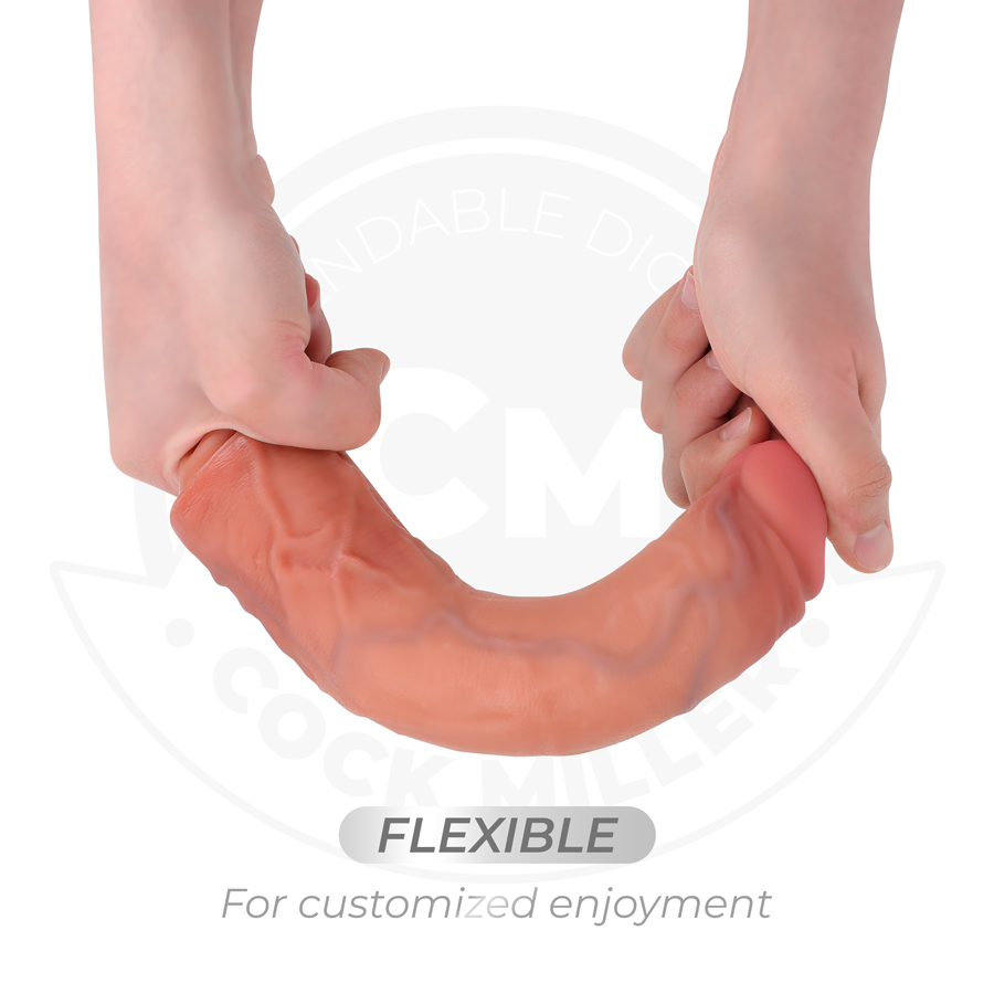 COCK MILLER - DILDO REALISTICO CON VENTOSA E VIBRAZIONE CON TELECOMANDO 21,5 CM - immagine 7