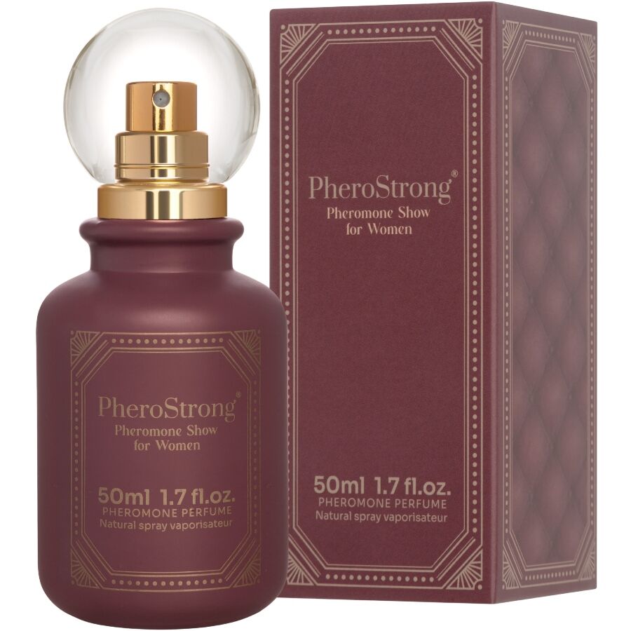PHEROSTRONG – PROFUMO AI FEROMONI SHOW PER DONNA 50 ML PHEROSTRONG – PROFUMO AI FEROMONI SHOW PER DONNA 50 ML