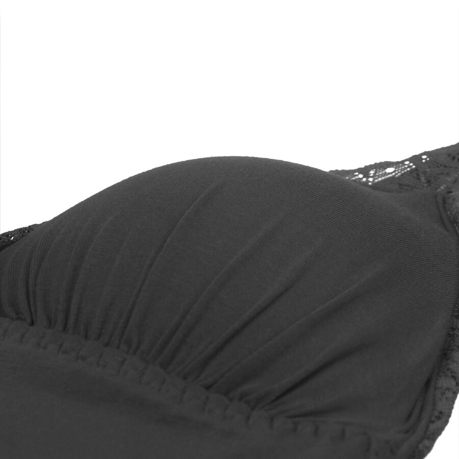 SUBBLIME - ORSACCHIOTTO CON DETTAGLI IN PIZZO FLOREALE NERO L/XL - immagine 2