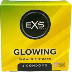 EXS CONDOMS – GLOWN IN THE DARK