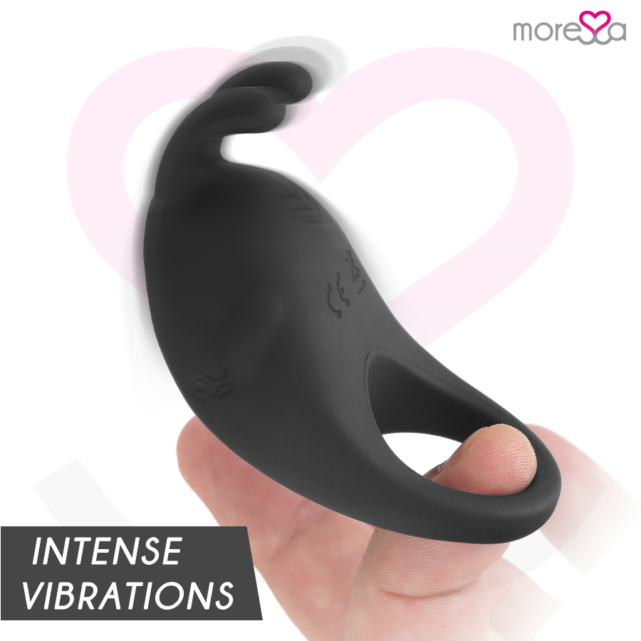 MORESSA - BRAD PREMIUM SILICONE RICARICABILE NERO - immagine 3