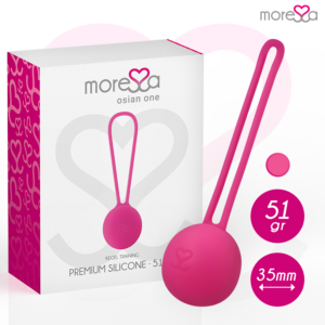 MORESSA – OSIAN ONE ENTRENAMIENTO SUELO PELVICO 51gr PREMIUM SILICONA ROSA