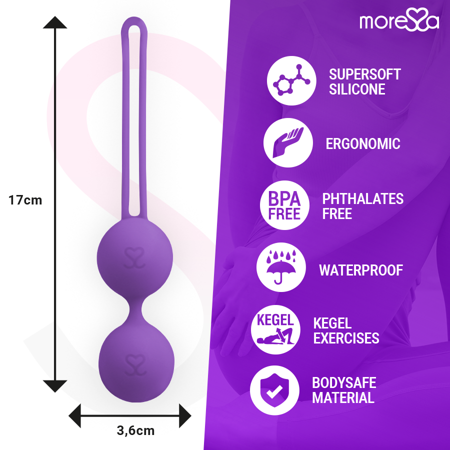 MORESSA - OSIAN TRE PREMIUM SILICONE LILLA - immagine 3