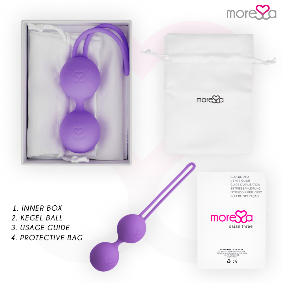 MORESSA - OSIAN TRE PREMIUM SILICONE LILLA - immagine 4