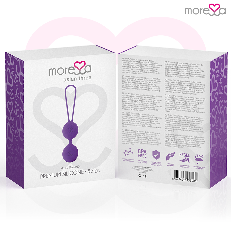 MORESSA - OSIAN TRE PREMIUM SILICONE LILLA - immagine 7