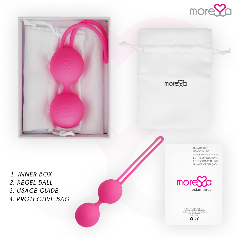 MORESSA - OSIAN TRE PREMIUM SILICONE ROSA - immagine 4