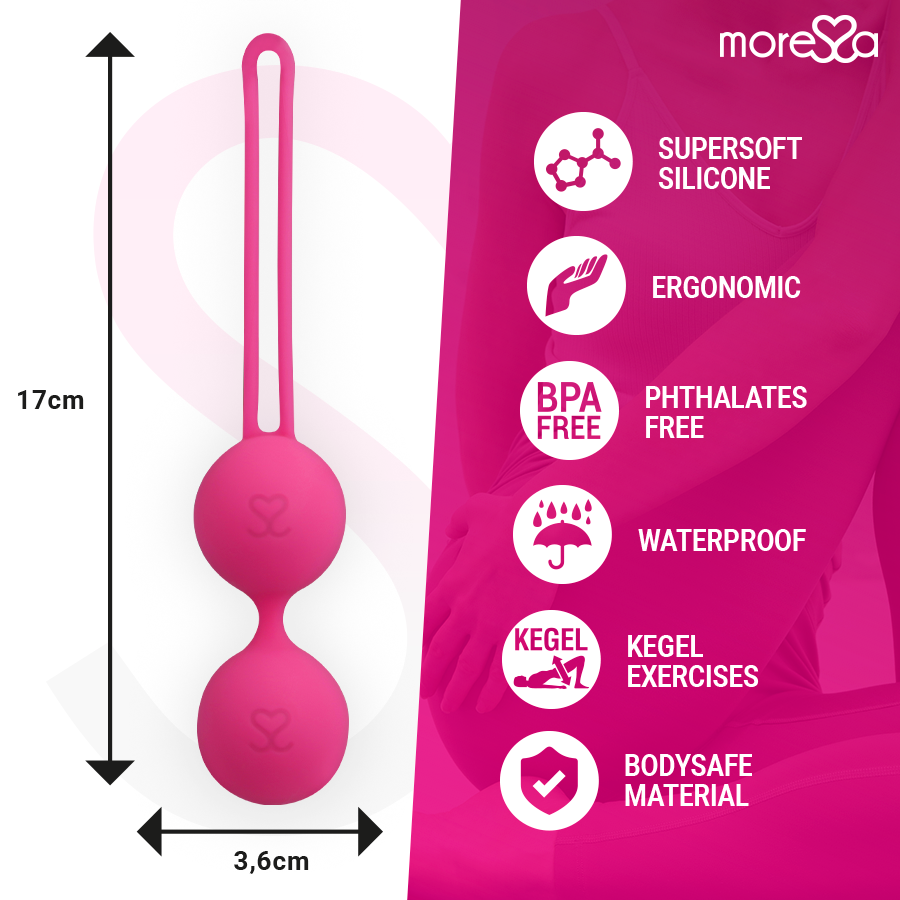 MORESSA - OSIAN TRE PREMIUM SILICONE ROSA - immagine 7