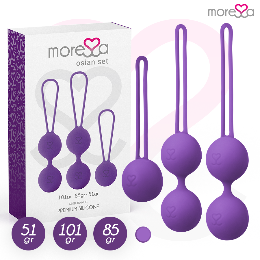 MORESSA – OSIAN SET PREMIUM IN SILICONE LILLA