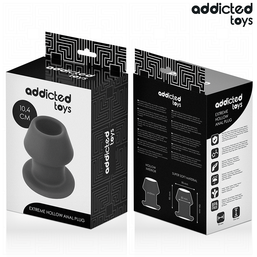 ADDICTED TOYS - EXTREME HOLLOW ANAL PLUG TAGLIA L 10,4 CM - immagine 3