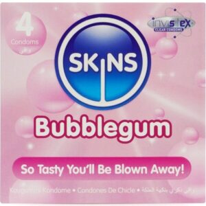 SKINS – BUBBLEGUM PREMIUM CONDOM CONFEZIONE DA 4