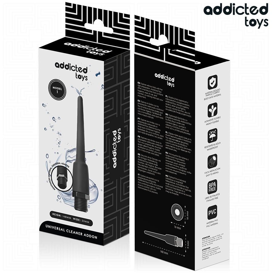 ADDICTED TOYS - PULITORE ANALE CON ADATTATORE UNIVERSALE MODELLO 1 - immagine 4