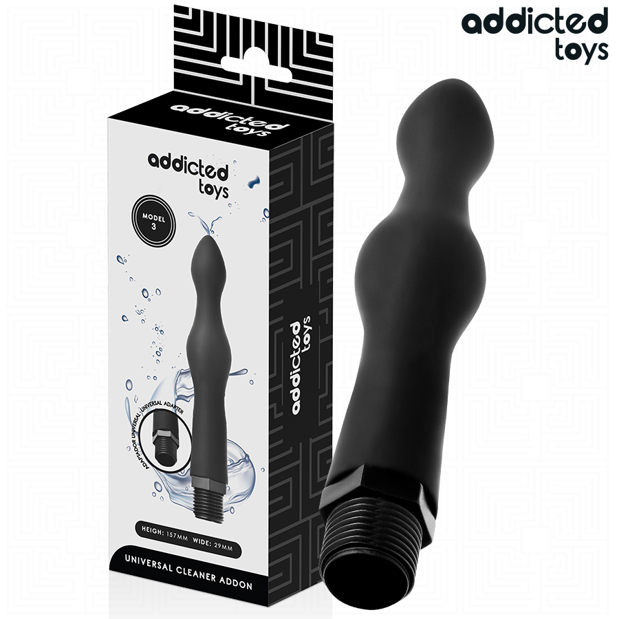ADDICTED TOYS - PULITORE ANALE CON ADATTATORE UNIVERSALE MODELLO 3 - immagine 2
