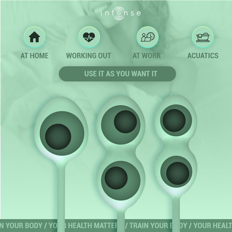 INTENSE - KIT PALLINE KEGEL CHARLI VERDE CHIARO - immagine 2