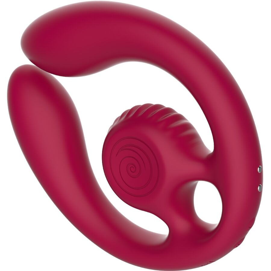 SNAIL VIBE - GIZI DUO STIMOLATORE DI COPPIA TELECOMANDO BORDEAUX - immagine 2