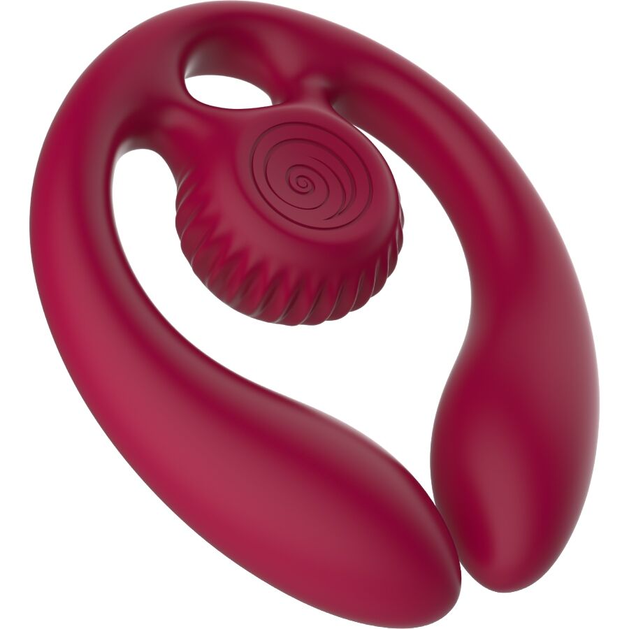 SNAIL VIBE - GIZI DUO STIMOLATORE DI COPPIA TELECOMANDO BORDEAUX - immagine 5