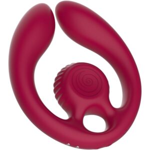 SNAIL VIBE – GIZI DUO STIMOLATORE DI COPPIA TELECOMANDO BORDEAUX