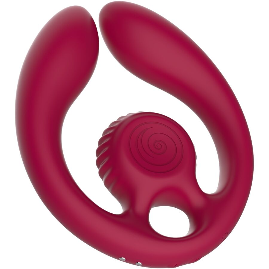 SNAIL VIBE – GIZI DUO STIMOLATORE DI COPPIA TELECOMANDO BORDEAUX