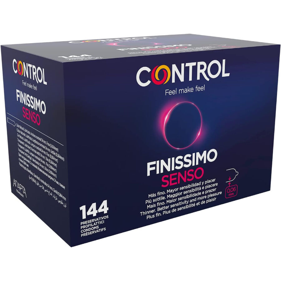 CONTROL – PRESERVATIVI FINISSIMO SENSO 144 UNITÀ CONTROL – PRESERVATIVI FINISSIMO SENSO 144 UNITÀ