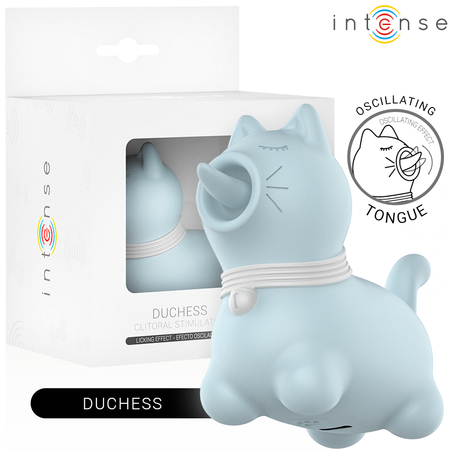INTENSE – STIMOLATORE DUCHESS CON LINGUA ROTANTE 360º BLU