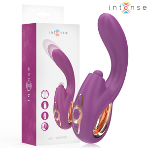 INTENSE – LALI VIBRATORE MULTIFUNZIONE PUNTO G TAPPING & THRUST & VIBRATION VIOLA