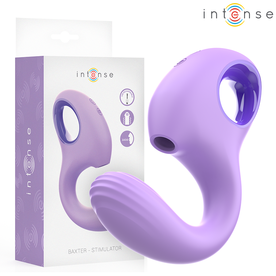 INTENSE – VIBRATORE E STIMOLATORE BAXTER VIOLA