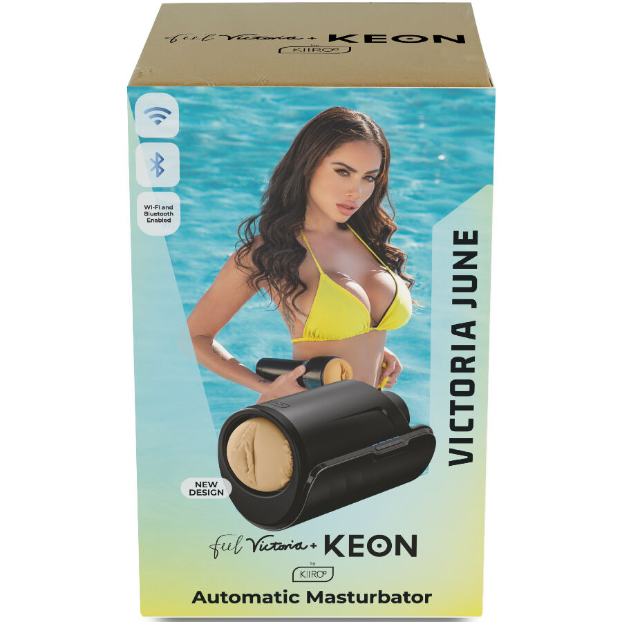 KIIROO – KEON WIFI COMBO VICTORIA JUNE MASTURBATORE AUTOMATICO + FEEL STROKER