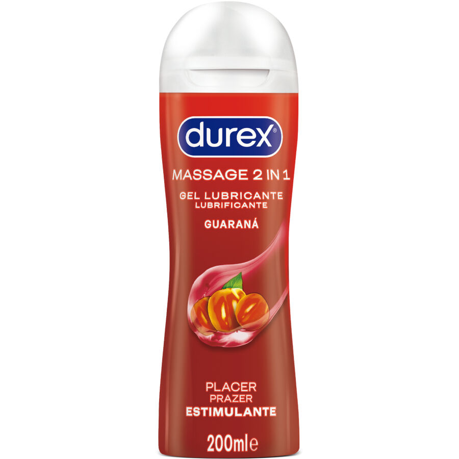 DUREX – GEL LUBRIFICANTE DA MASSAGGIO STIMOLANTE AL GUARANÀ 200 ML