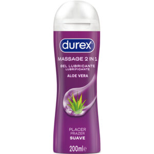 DUREX – GEL LUBRICANTE DE MASAJE SUAVE ALOE VERA 200 ML