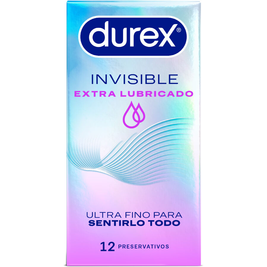 DUREX – PRESERVATIVI INVISIBILI EXTRA LUBRIFICATI 12 UNITÀ