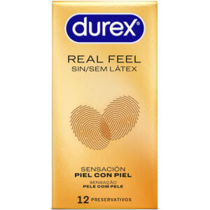 DUREX – PRESERVATIVI REAL FEEL SENZA LATTICE 12 UNITÀ