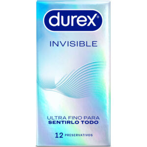 DUREX – PRESERVATIVI INVISIBILI ULTRA SOTTILI 12 UNITÀ