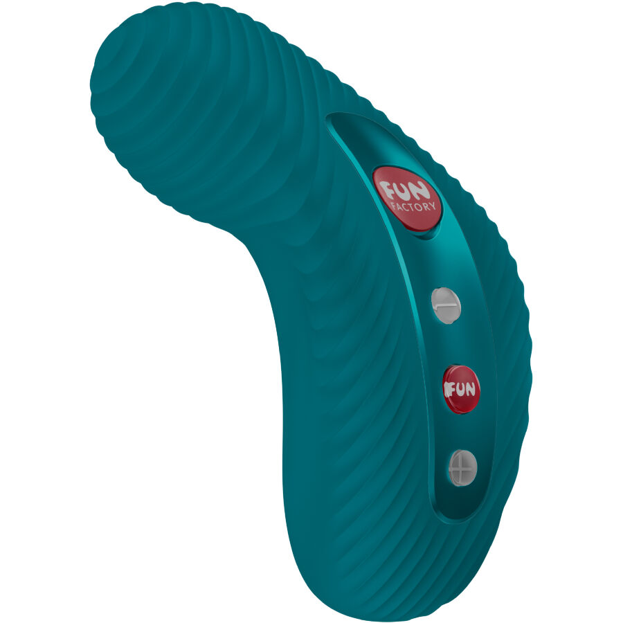 FUN FACTORY - VIBRATORE LAYA III LAY-ON VERDE BOTTIGLIA - immagine 3