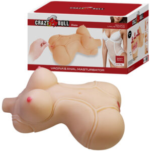 CRAZY BULL – DIANA TORSO FEMMINILE REALISTICO VAGINA E ANALE 5 KG