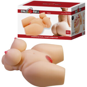 CRAZY BULL – GRACE TORSO FEMMINILE REALISTICO VAGINA E ANALE 7,5 KG