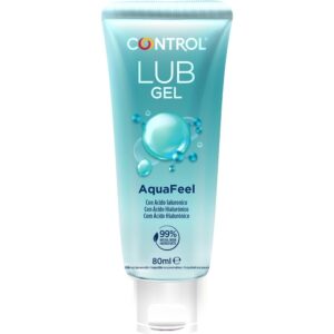 CONTROL – LUBRIFICANTE AQUAFEEL CON ACIDO IALURONICO 80 ML
