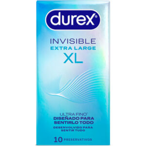 DUREX – PRESERVATIVI INVISIBILI XL 10 UNITÀ