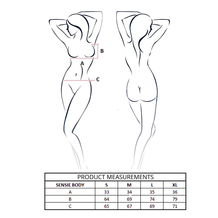 PASSION - SENSIE BODY BLU NAVY S/M - immagine 2