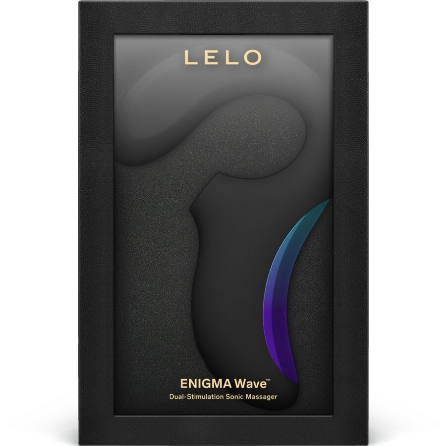 LELO - ENIGMA WAVE MASSAGGIATORE A TRIPLA VIBRAZIONE NERO - immagine 4